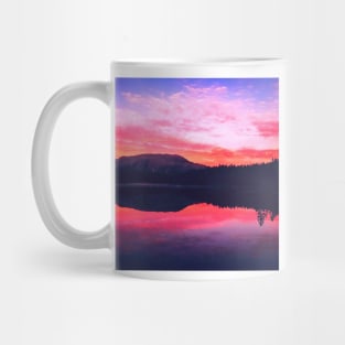 Coastal Landscape, Mountains, Beautiful Sea, Nature Art Mug